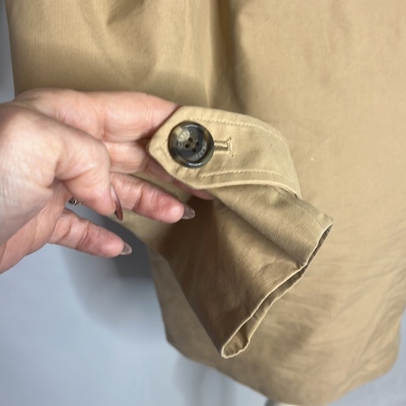 Chaps Equestrian print lined button up trench - Picture 7 of 9